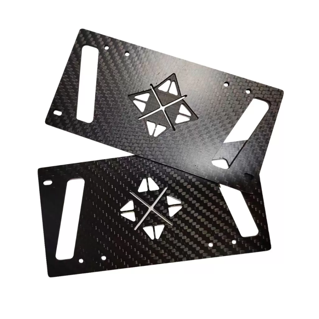 Paired Slotted Carbon Fiber Frame Plates — main product reference